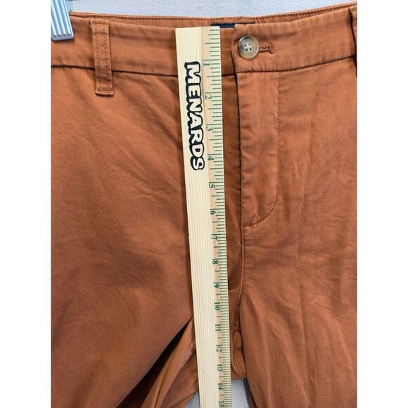 J Crew Women's Size 14 Orange High Rise Girlfriend‎ Chino Pants - Picture 4 of 10